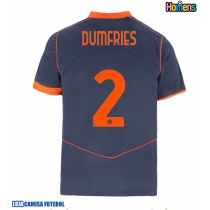 Camisa de Futebol Inter Milan Denzel Dumfries #2 Equipamento Alternativo 2025-26 Manga Curta
